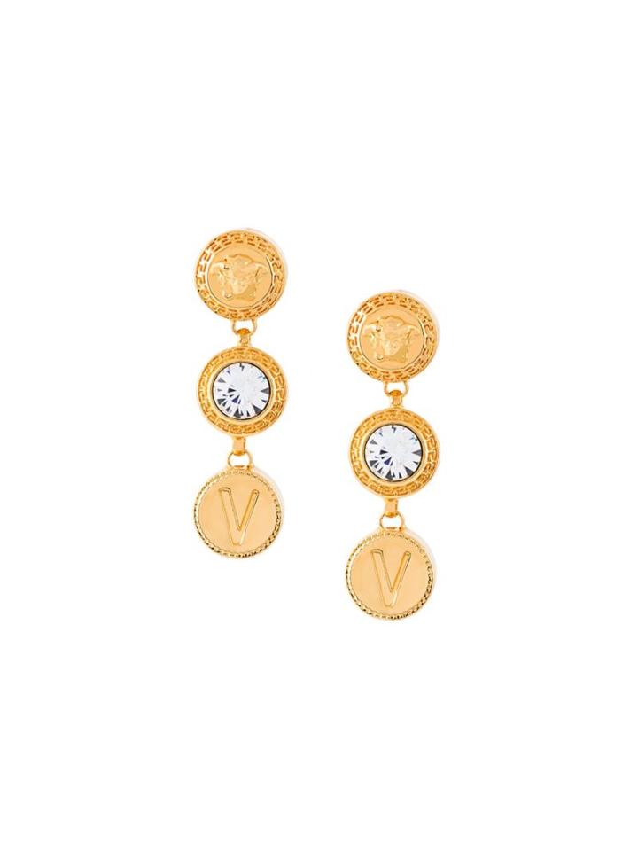 Versace Medusa Drop Earrings