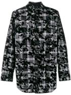 Faith Connexion Mixed-print Shirt - Black