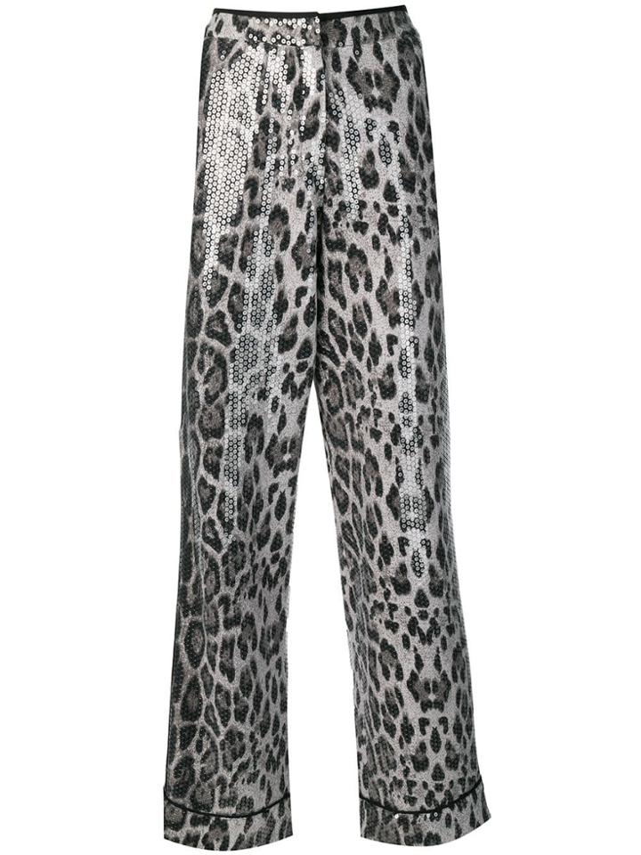 In The Mood For Love Sequined Loren Trousers - Grey