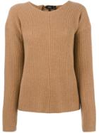Theory Cashmere Twylina Jumper - Brown