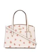 Coach Floral Print Tote Bag - White