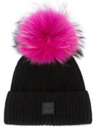 Sam. Pom Pom Beanie - Pink & Purple