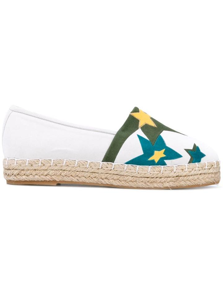 Elie Saab Star Patch Espadrilles - Neutrals