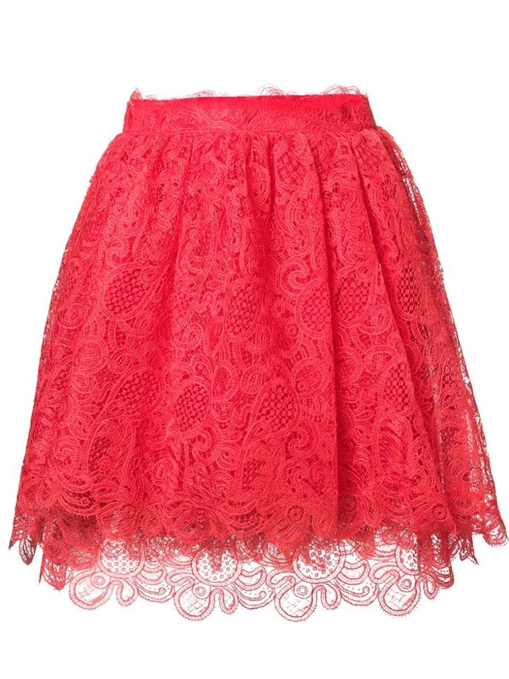 Ermanno Scervino Lace Flared Skirt