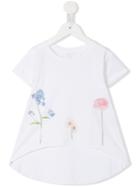 Lapin House Floral Print T-shirt, Girl's, Size: 12 Yrs, White