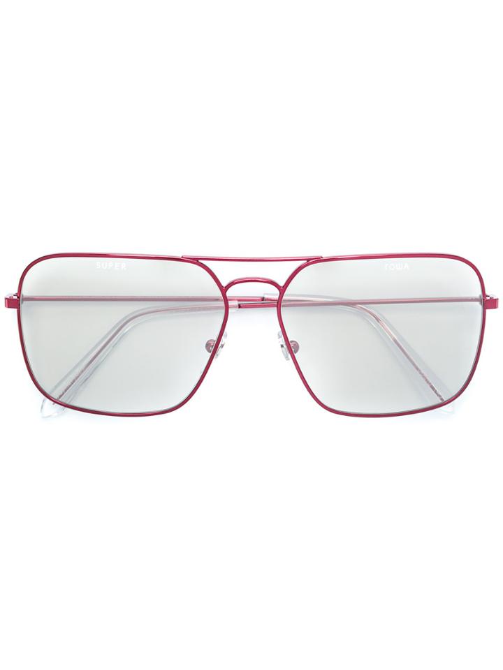 Gosha Rubchinskiy Retrospective Future Sunglasses - Red