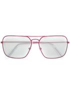 Gosha Rubchinskiy Retrospective Future Sunglasses - Red