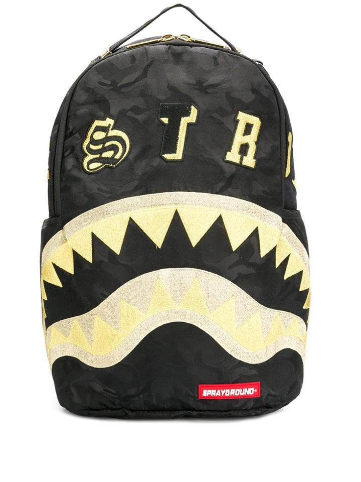 Sprayground Embroidered Backpack - Black