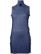 Christopher Esber Button Down Sleeveless Dress - Blue