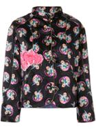 Tsumori Chisato Cosmo Girl Print Fitted Jacket - Black