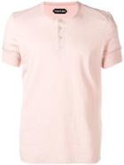 Tom Ford Henley T-shirt - Pink
