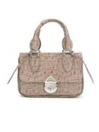 Sarah Chofakian Leather Bag, Women's, Nude/neutrals
