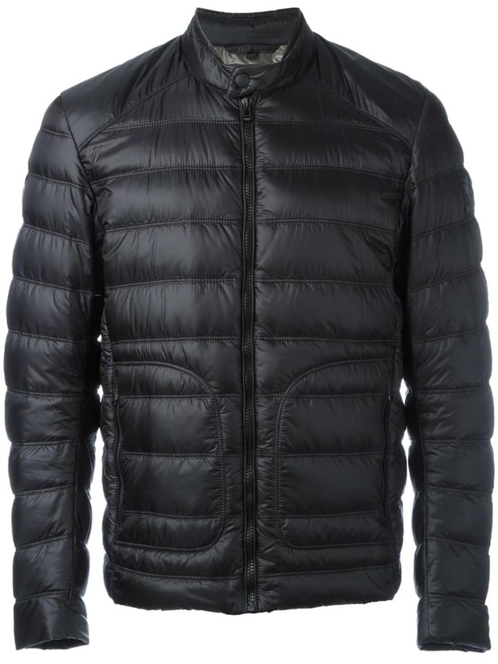 Belstaff Banded Collar Jacket - Black