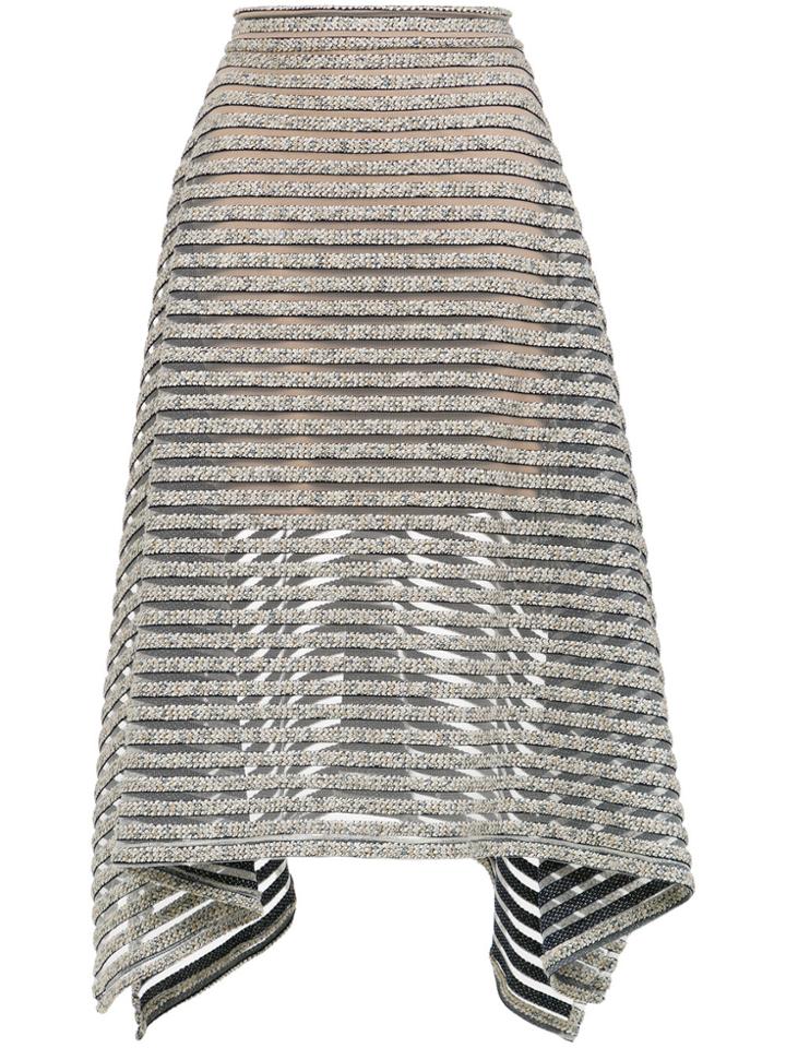 Olympiah Tiraditos Midi Skirt - Blue