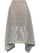 Olympiah Tiraditos Midi Skirt - Blue
