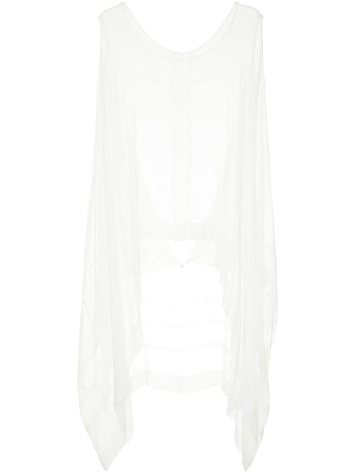 Taylor Oblique Blouse - White