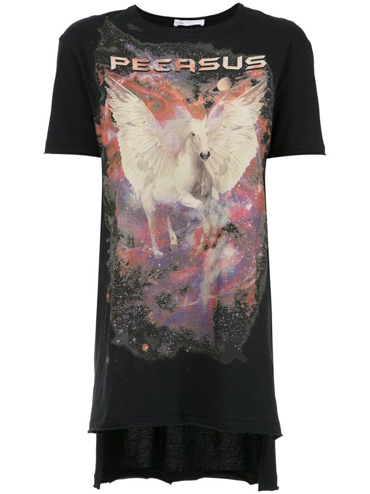 Nk High Low Hem T-shirt - Black