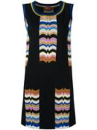 Missoni Sleeveless Knitted Dress, Women's, Size: 38, Black, Nylon/rayon/wool