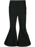 Ellery Federico Cropped Flared Trousers - Black