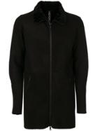 Giorgio Brato Panelled Zipped Jacket - Black