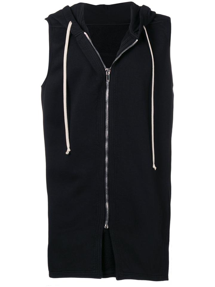 Rick Owens Drkshdw Sleeveless Hooded Sweatshirt - Black