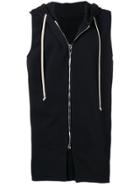 Rick Owens Drkshdw Sleeveless Hooded Sweatshirt - Black