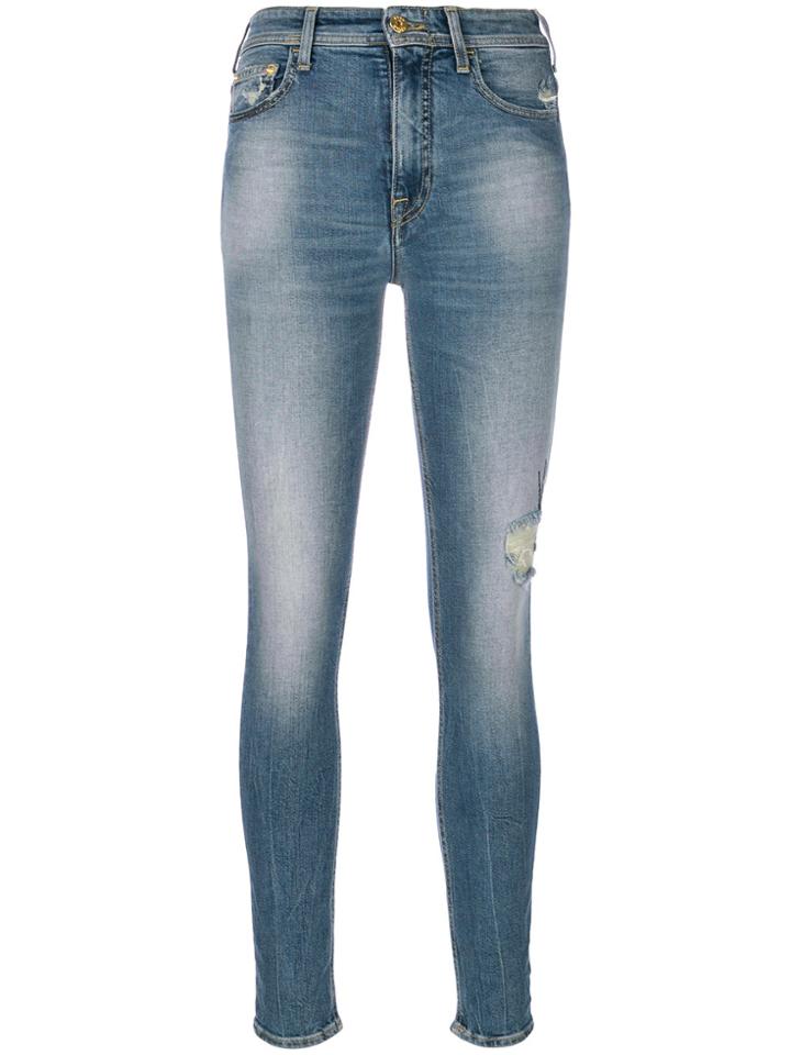Cycle Distressed Skinny Jeans - Blue
