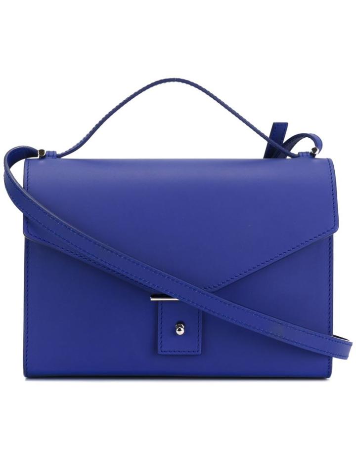 Pb 0110 Flap Medium Crossbody Bag, Women's, Blue