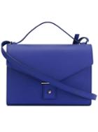 Pb 0110 Flap Medium Crossbody Bag, Women's, Blue