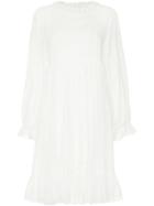 Matin Parati Lace Trim Dress - White