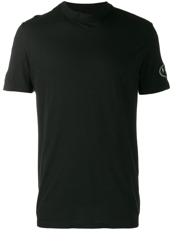Neil Barrett Bolt Patch T-shirt - Black