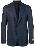 Canali Tailored Suit Jacket - Blue