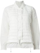 Moncler 'bleuet' Padded Jacket, Women's, Size: 2, White, Feather Down/polyamide/polyester