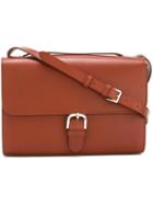 A.p.c. Buckle Fastening Cross Body Bag, Women's, Brown