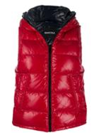 Duvetica Quilted Zip-up Gilet - Red