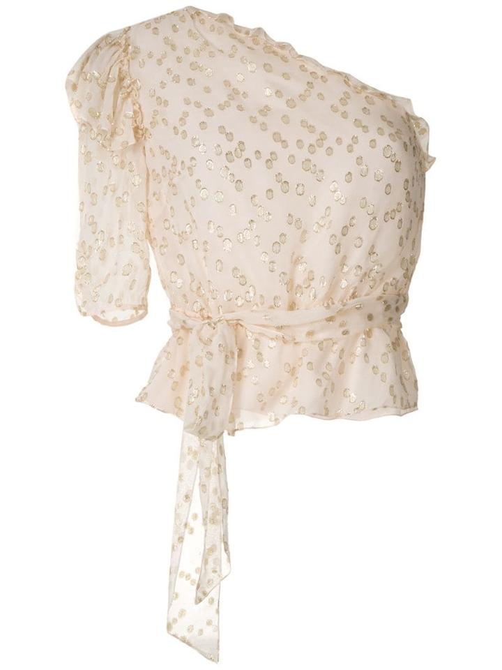 Nk Lurex Nalu Silk Blouse - White