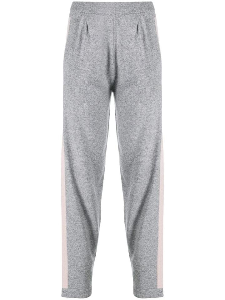 D.exterior Micro-beaded Trackpants - Grey