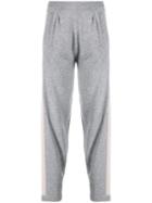 D.exterior Micro-beaded Trackpants - Grey