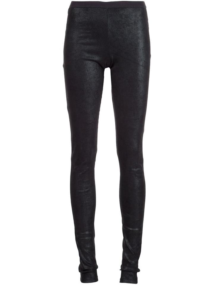 Rick Owens Panelled Leggings