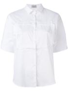 Balossa White Shirt - Short-sleeved Shirt - Women - Cotton/polyamide/spandex/elastane - 42, Cotton/polyamide/spandex/elastane