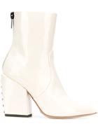 Petar Petrov Sarah Heeled Ankle Boots - White
