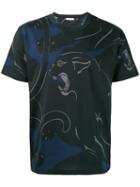 Valentino - Rockstud Panther Print T-shirt - Men - Cotton - S, Black, Cotton