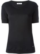 Dondup Shortsleeved Sweatshirt, Women's, Size: Xl, Black, Viscose/polyamide