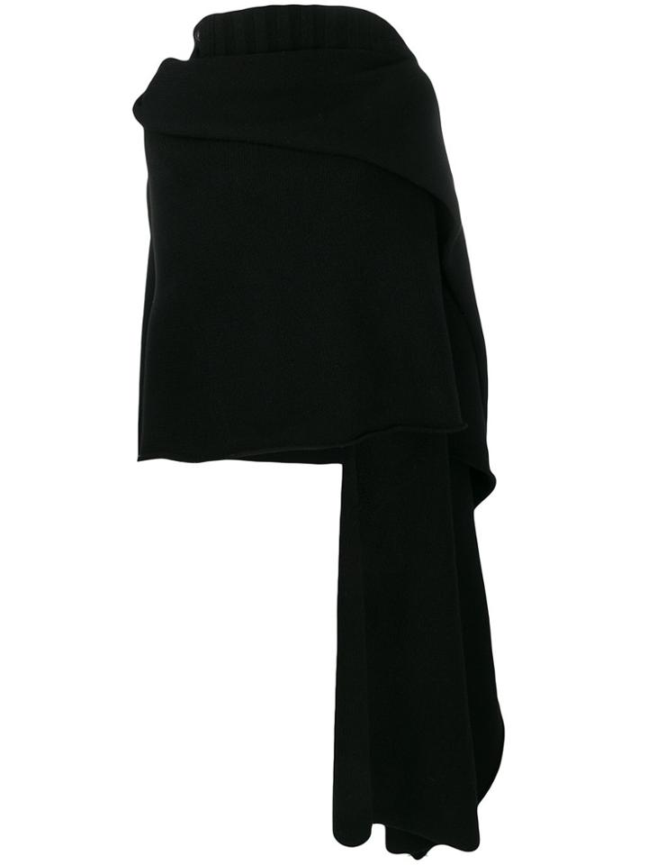 Joseph Oversized Snood Scarf - Black