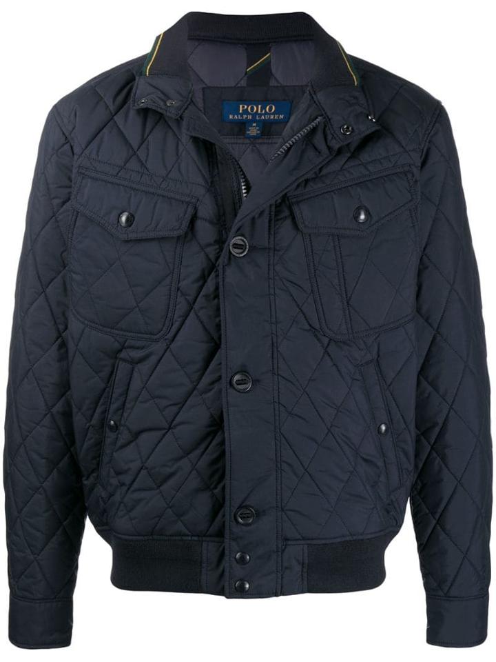 Polo Ralph Lauren Padded Bomber Jacket - Blue