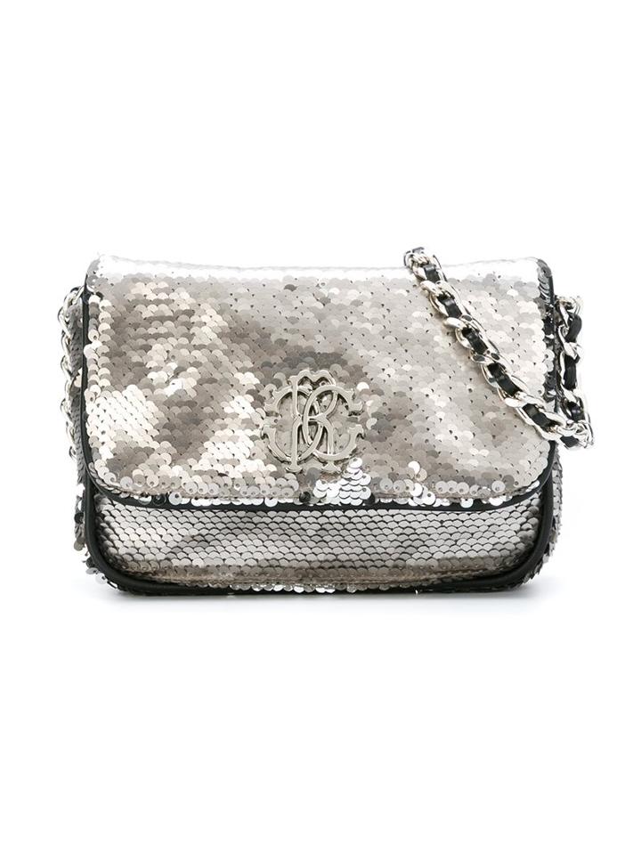 Roberto Cavalli Kids Sequinned Shoulder Bag, Girl's, Grey