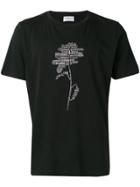 Saint Laurent Poetique Fleur T-shirt - Black