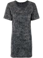 Diesel All-over Stud T-shirt Dress - Grey