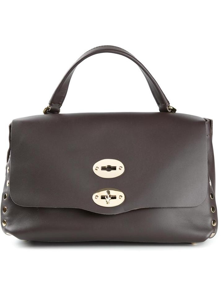Zanellato Small 'postina' Satchel, Women's, Brown, Calf Leather