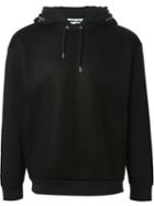 Mcq Alexander Mcqueen Zip Detail Hoodie, Men's, Size: Xs, Black, Cotton/polyester/spandex/elastane